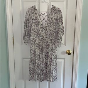 White torrid medallion dress